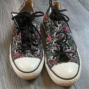 Converse allstar with converse sneaker print